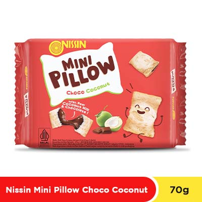 Nissin Mini Pillow 70 gr Choco Coconut