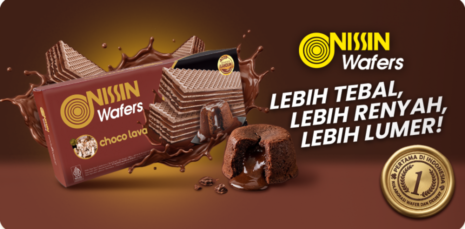 Nissin Wafers, LEBIH TEBAL, LEBIH RENYAH, LEBIH LUMER!